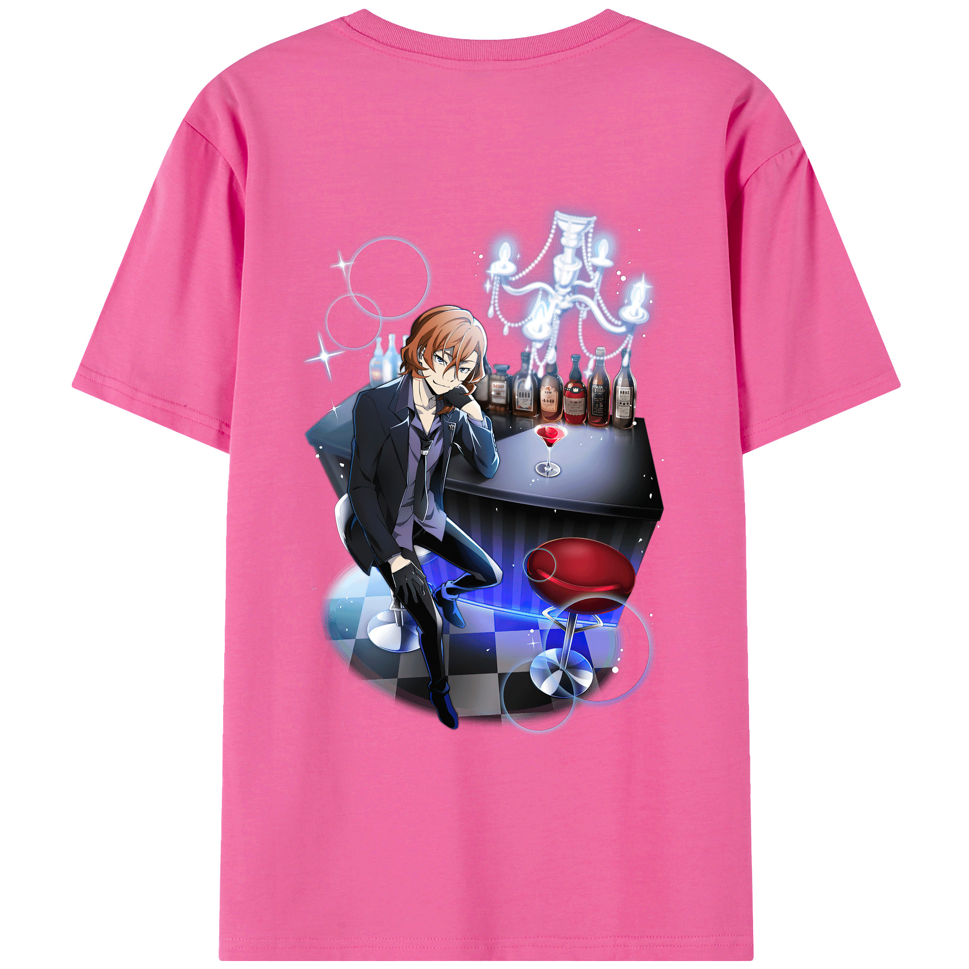 （画像用） 文豪ストレイドッグス Bungo Stray Dogs レディース半袖Tシャツ(バックプリント)
